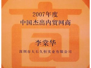 2007年度中国杰出内贸网商